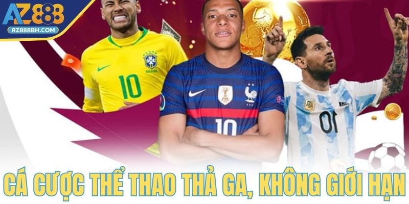 Cá cược thể thao thả ga, không giới hạn